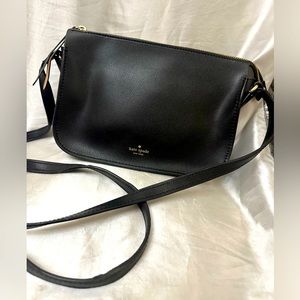 Kate Spade, black leather Crossbody/shoulder bag